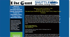 Desktop Screenshot of discountshuttles.com